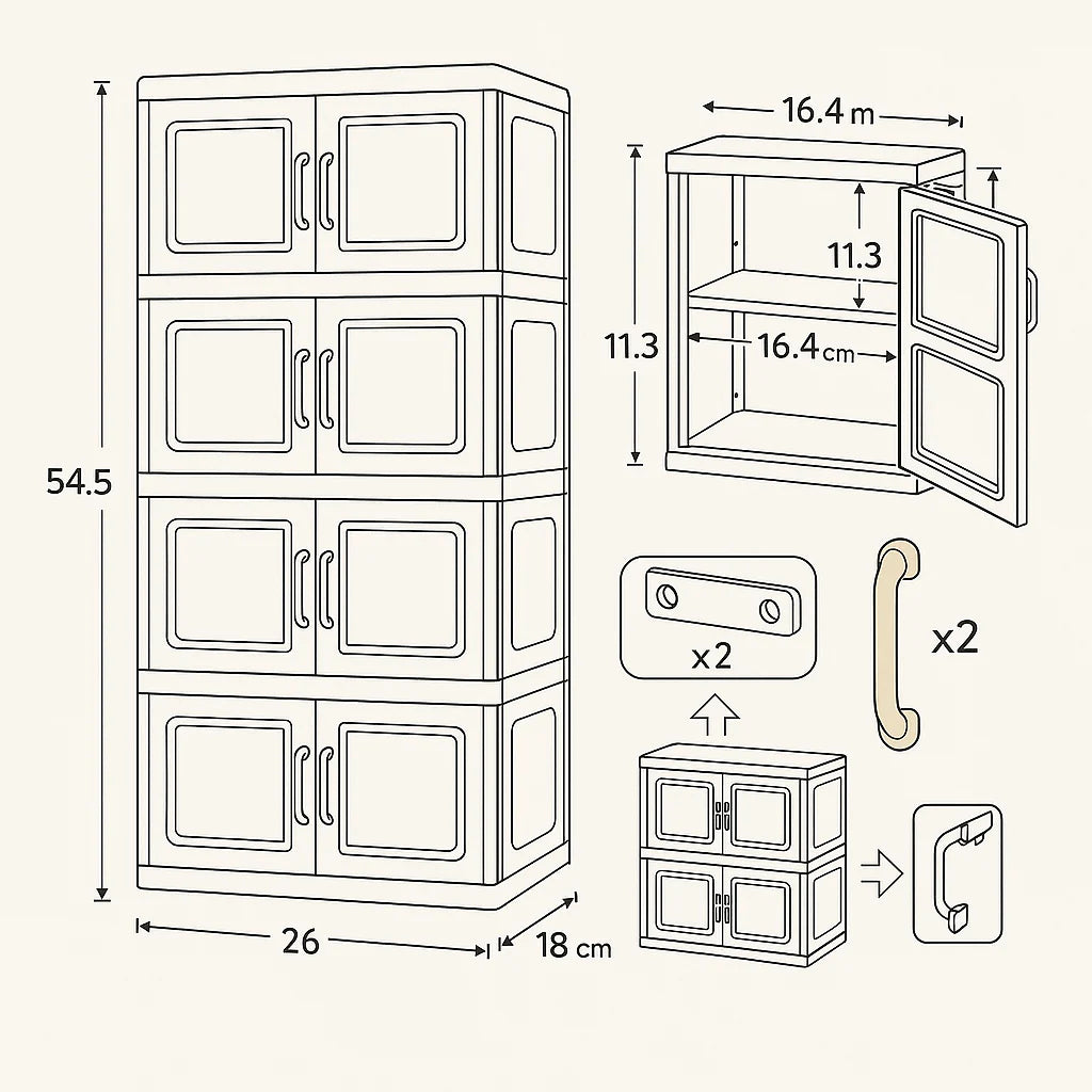 4 Story Cabinate